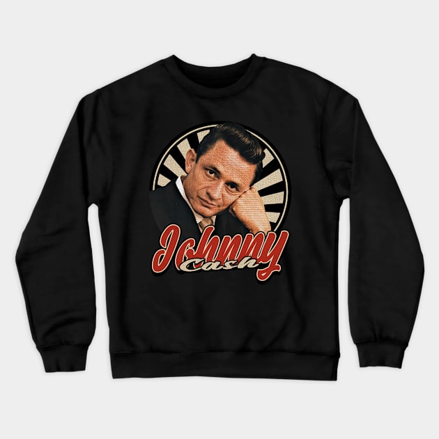 Vintage 80s Johnny Cash Crewneck Sweatshirt by Motor Ilang